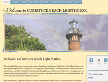 Tablet Screenshot of currituckbeachlight.com